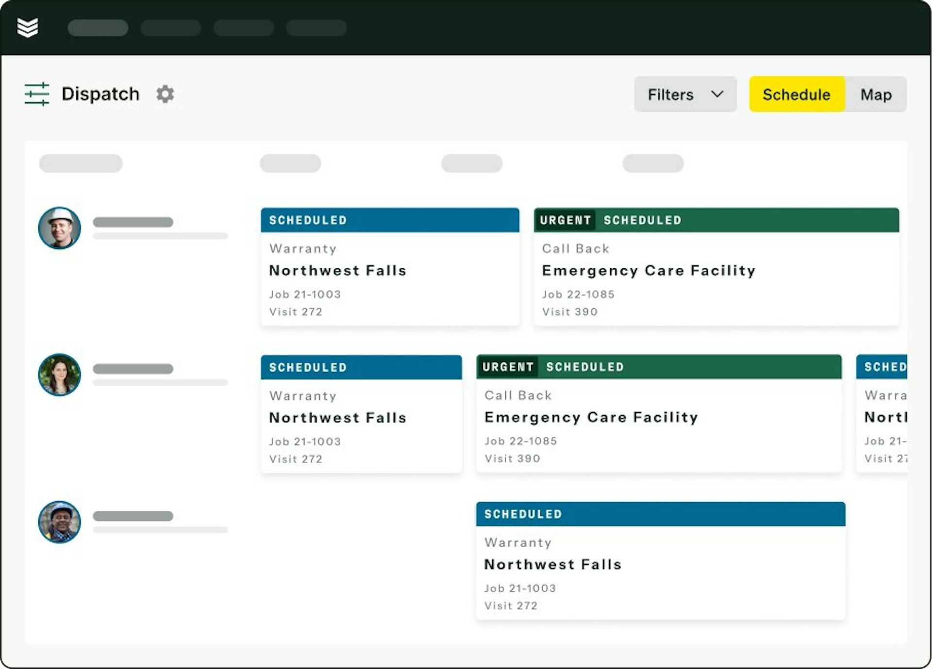 Fast, Intuitive Scheduling & Emergency Dispatch.